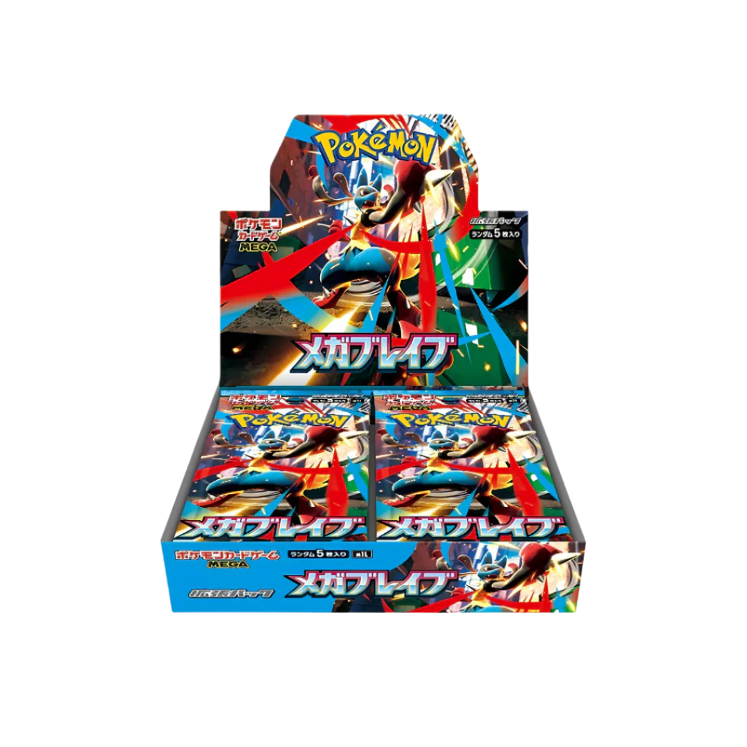 Mega Brave Japanese Booster Box Pokmon Card Game Authentic Japane Deck & Beyond Mega Brave Japanese Booster Box Pokmon Card Game Authentic Japane Deck & Beyond