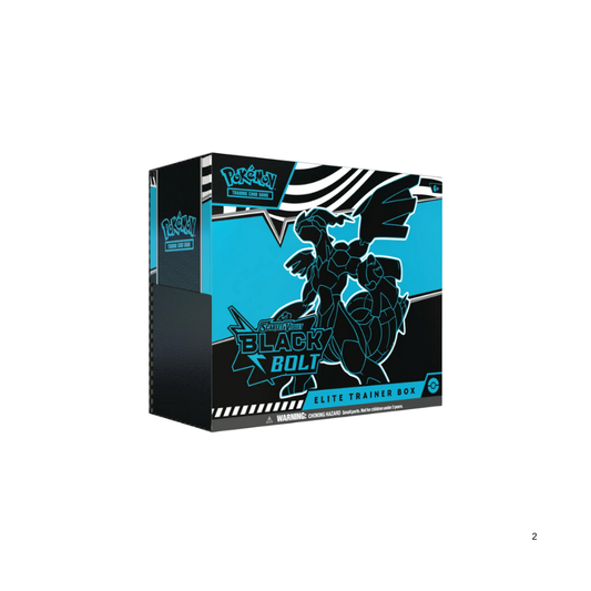 Pokémon TCG: Black Bolt Elite Trainer Box (ETB) – Scarlet & Violet