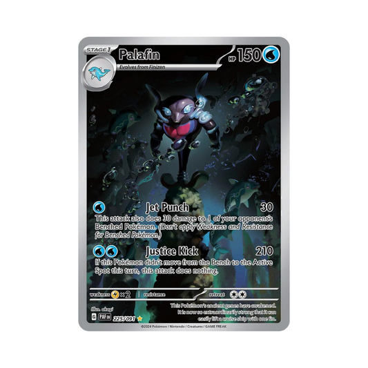 Palafin 225/091 Illustration Rare - Paldean Fates - Pokemon Single Card