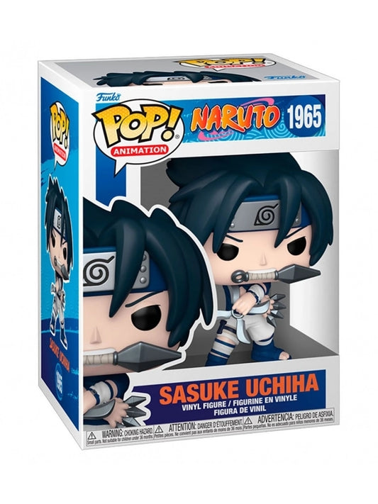 Funko Pop! Sasuke Uchiha figure packaging with Naruto branding