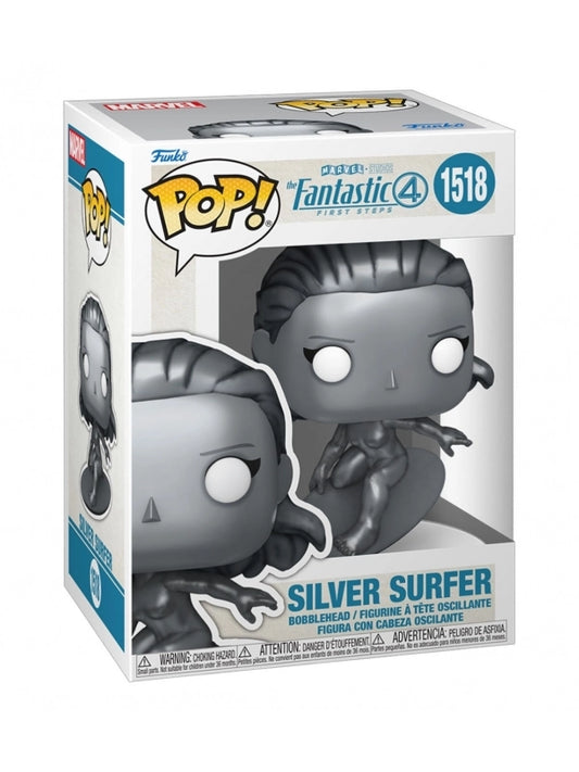 Funko Pop! packaging of Silver Surfer figure from Fantastic Four series