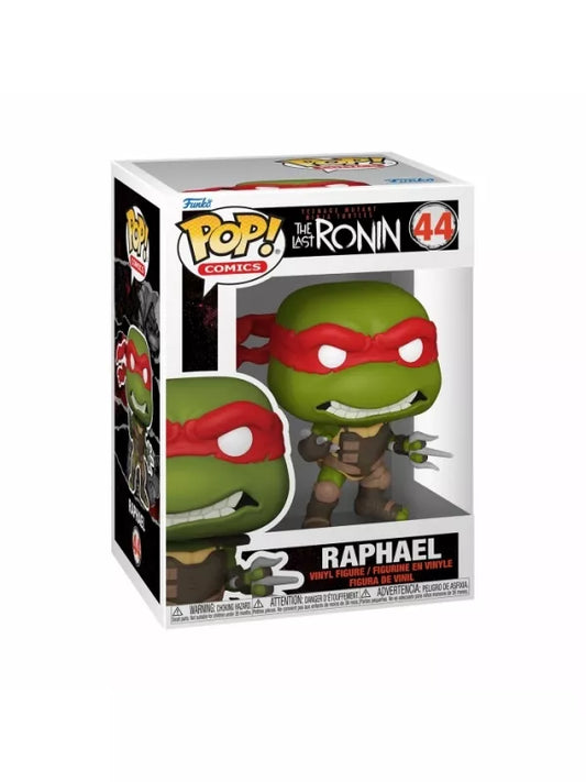 Funko POP! Vinyl figure of Raphael from Teenage Mutant Ninja Turtles: The Last Ronin, number 44, packaged in a collector-friendly window box.